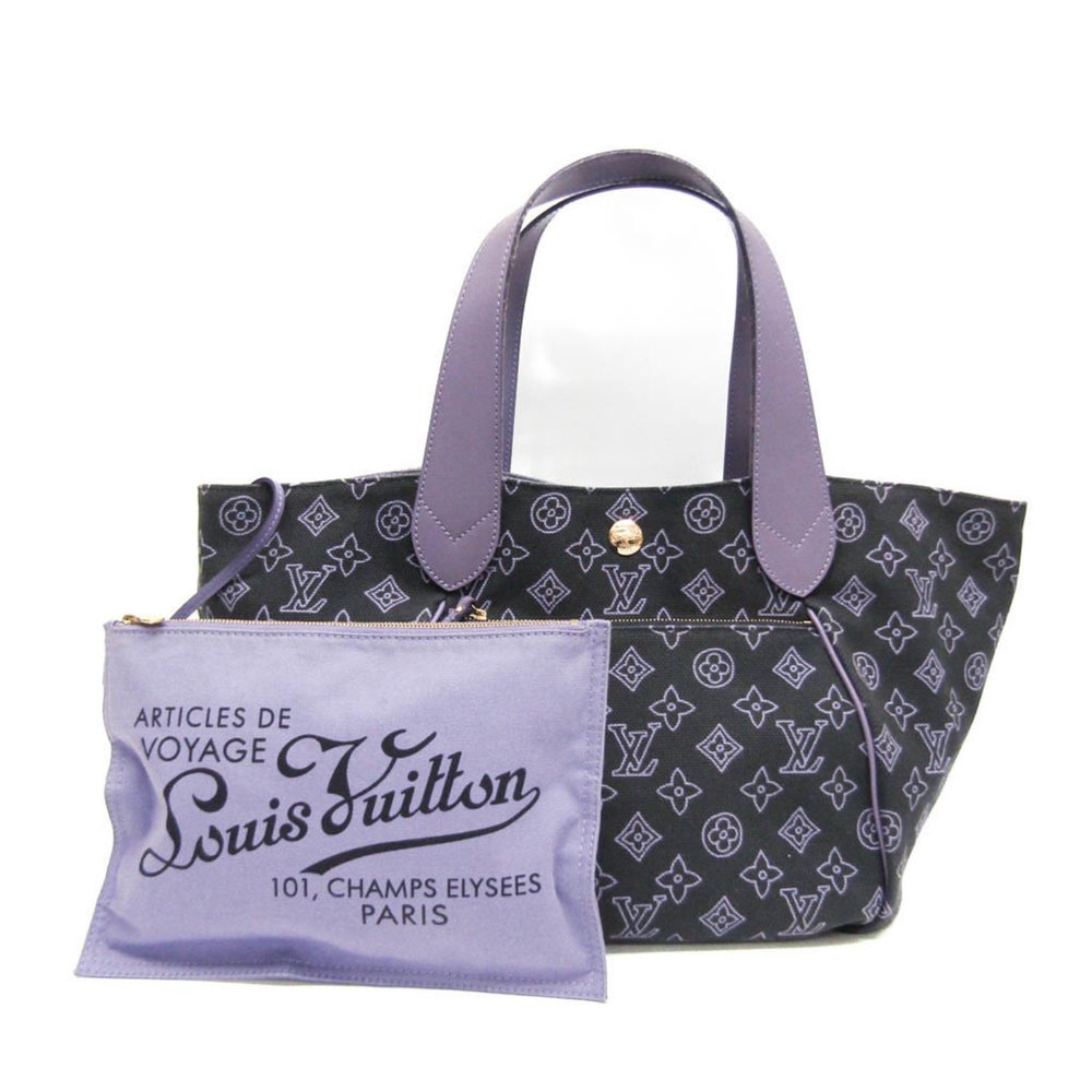 Louis Vuitton Purple and Black Women's Bag Set